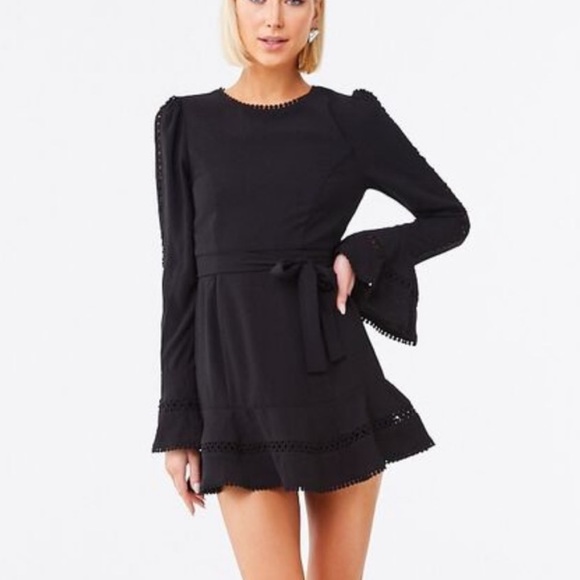 Forever 21 Dresses & Skirts - Crochet trim mini dress